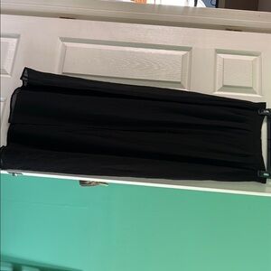 Dynamite Black Layered Maxi Skirt